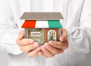 Detailed Shop, Market, Store in hand