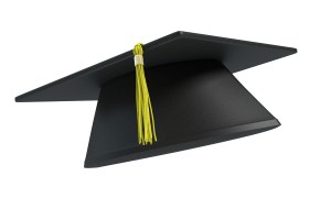 3d illustration of a graduation cap